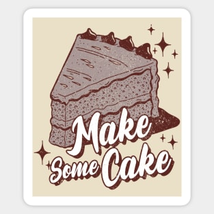 make some cake Sticker